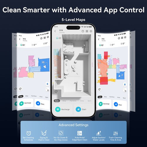 Proscenic X1S robottolmuimeja mopiga 3000 Pa Proscenic X1S robottolmuimeja mopiga 3000 Pa